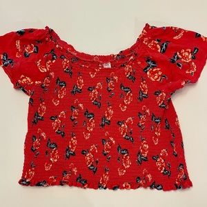 🌺Justice Floral Top🌺